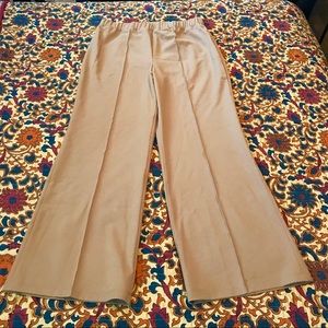 🍀 GEORGE SIMONTON Fit/Flare Pants With Pintucking